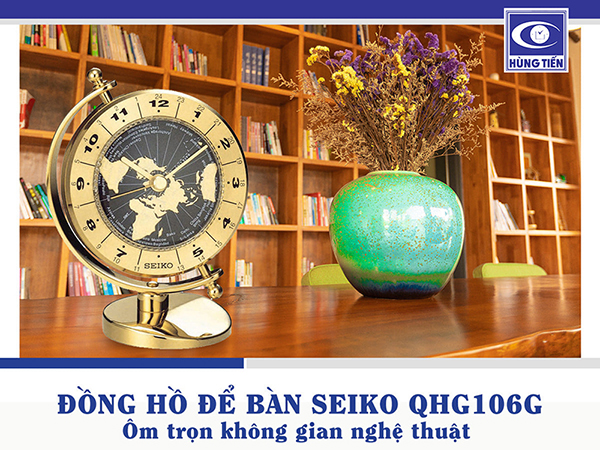 đồng hồ để bàn Seiko QHG106G