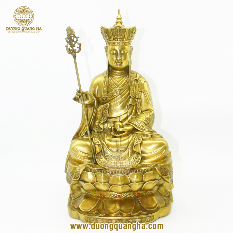 tượng địa tạng mạ vàng